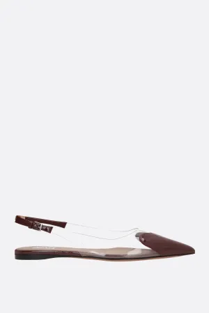 Le Cœur Patent Flat Slingbacks