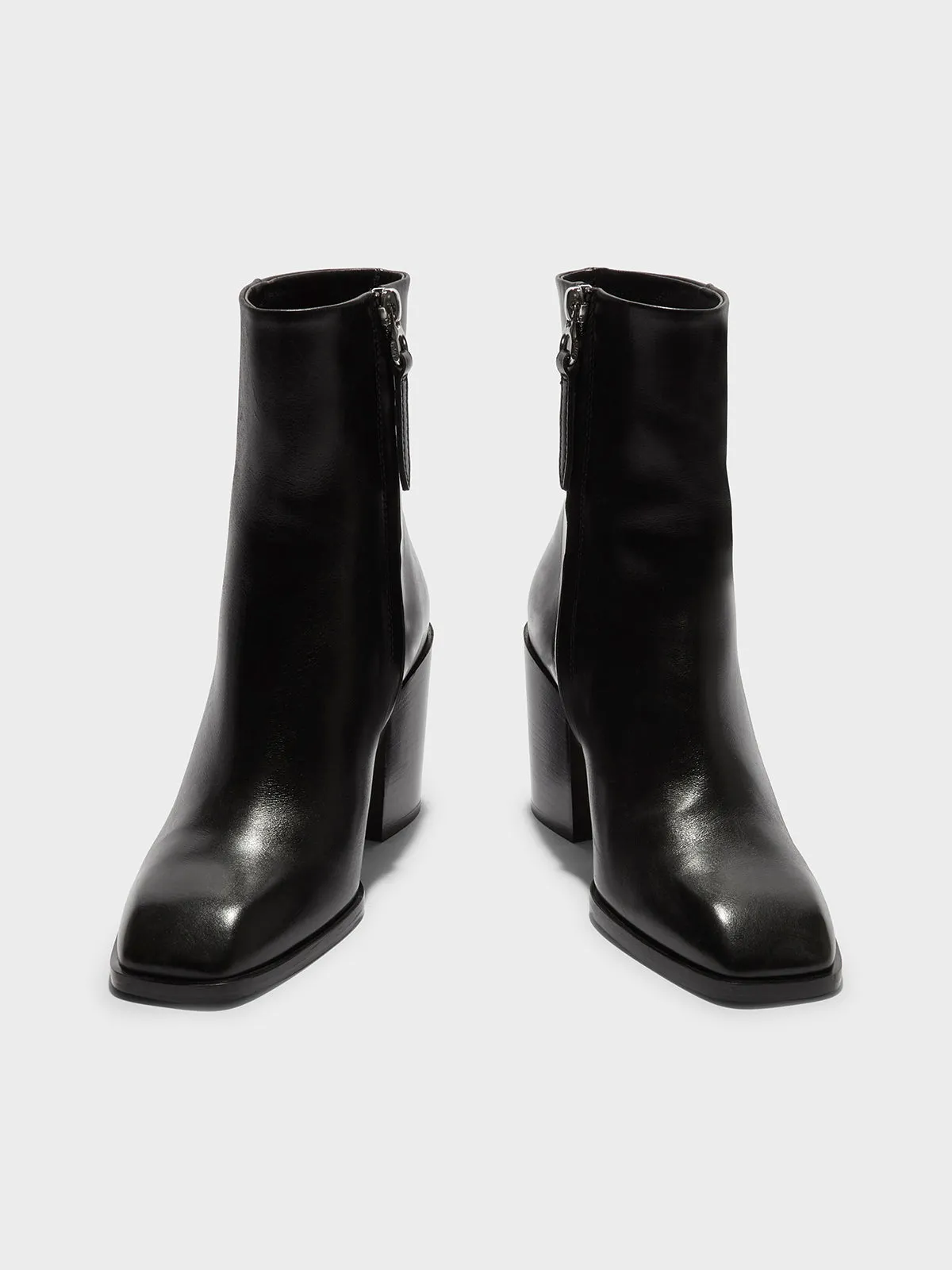 Leandra Leather Ankle Boots