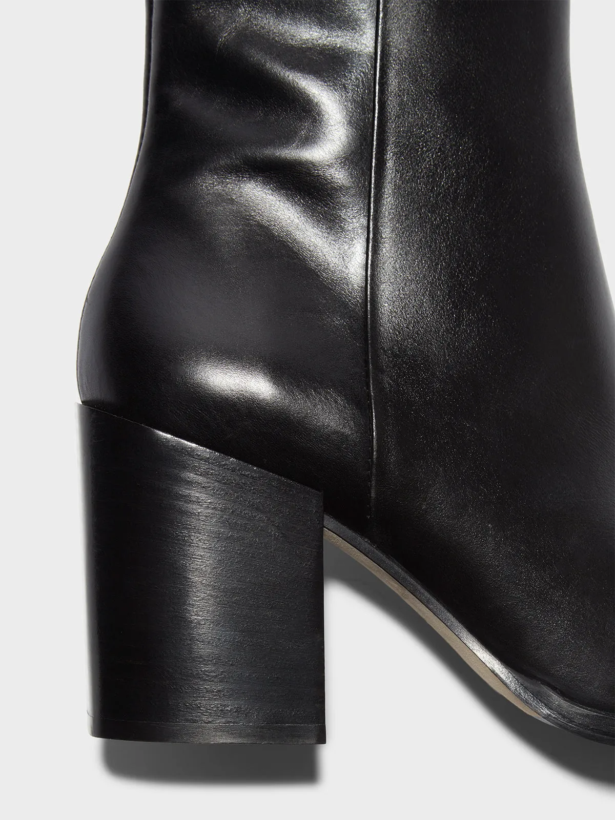 Leandra Leather Ankle Boots