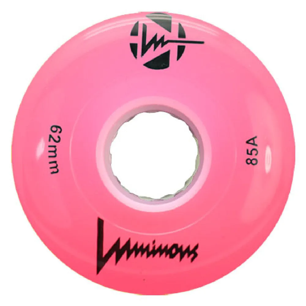 Luminous 62mm LED Light Up Quad Wheels - 4 pack