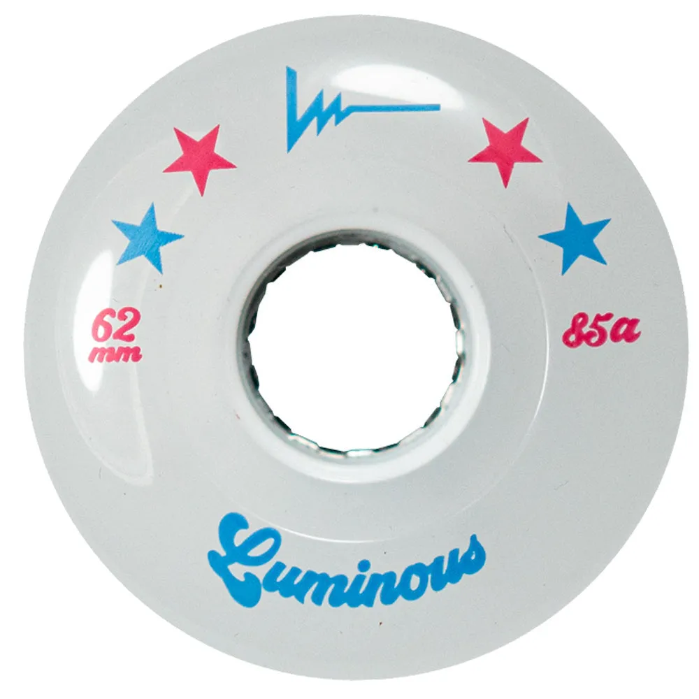 Luminous 62mm LED Light Up Quad Wheels - 4 pack