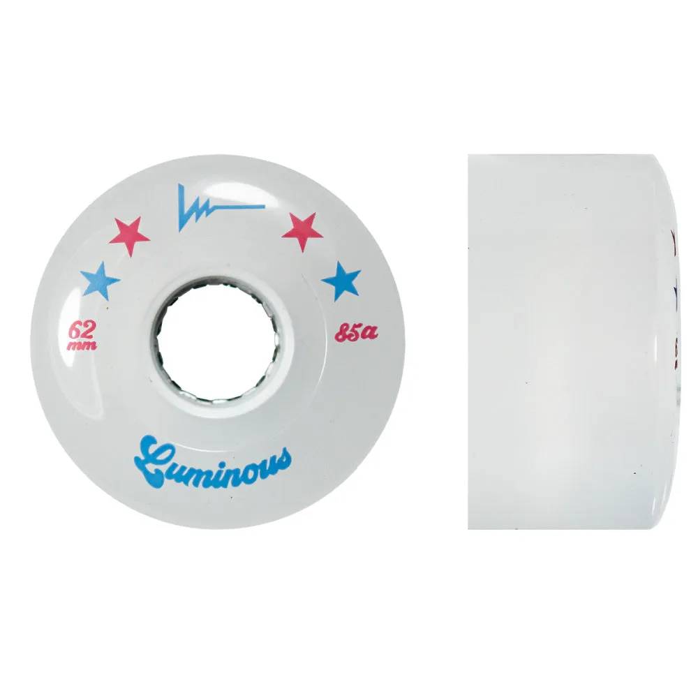 Luminous 62mm LED Light Up Quad Wheels - 4 pack