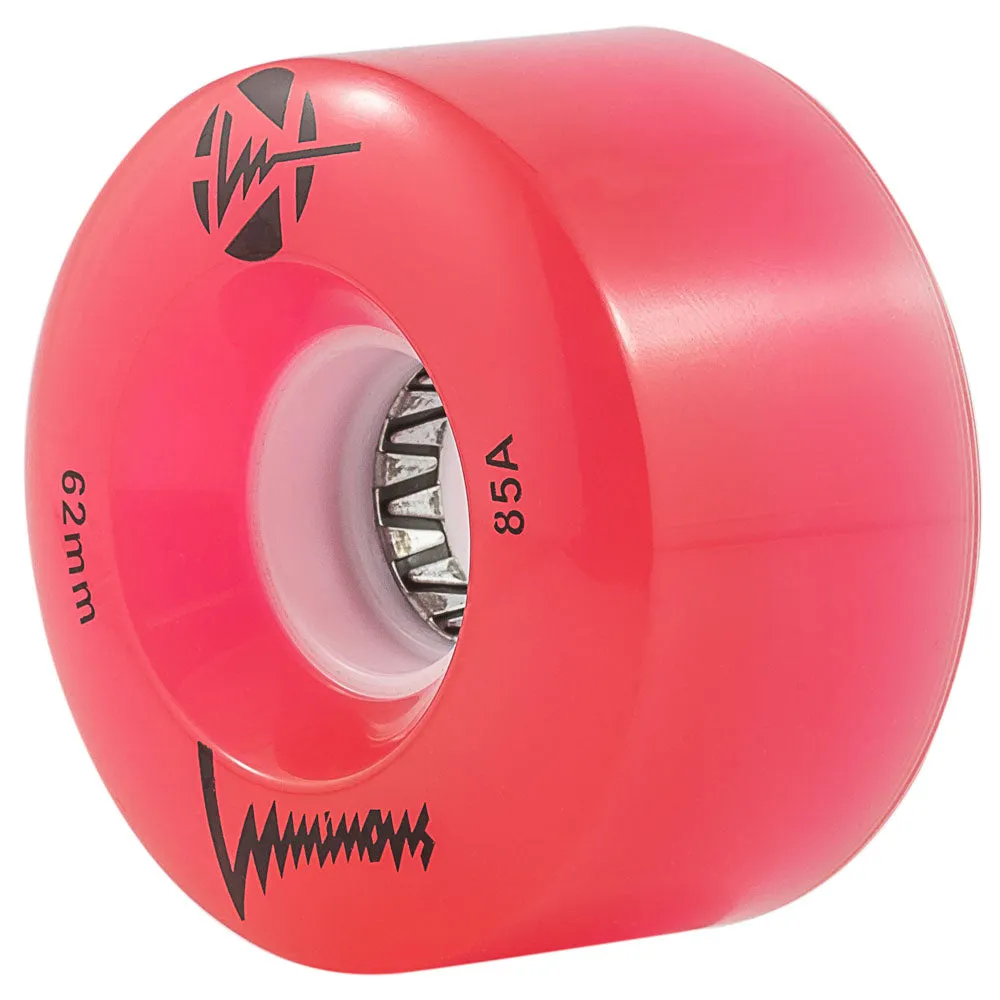 Luminous 62mm LED Light Up Quad Wheels - 4 pack