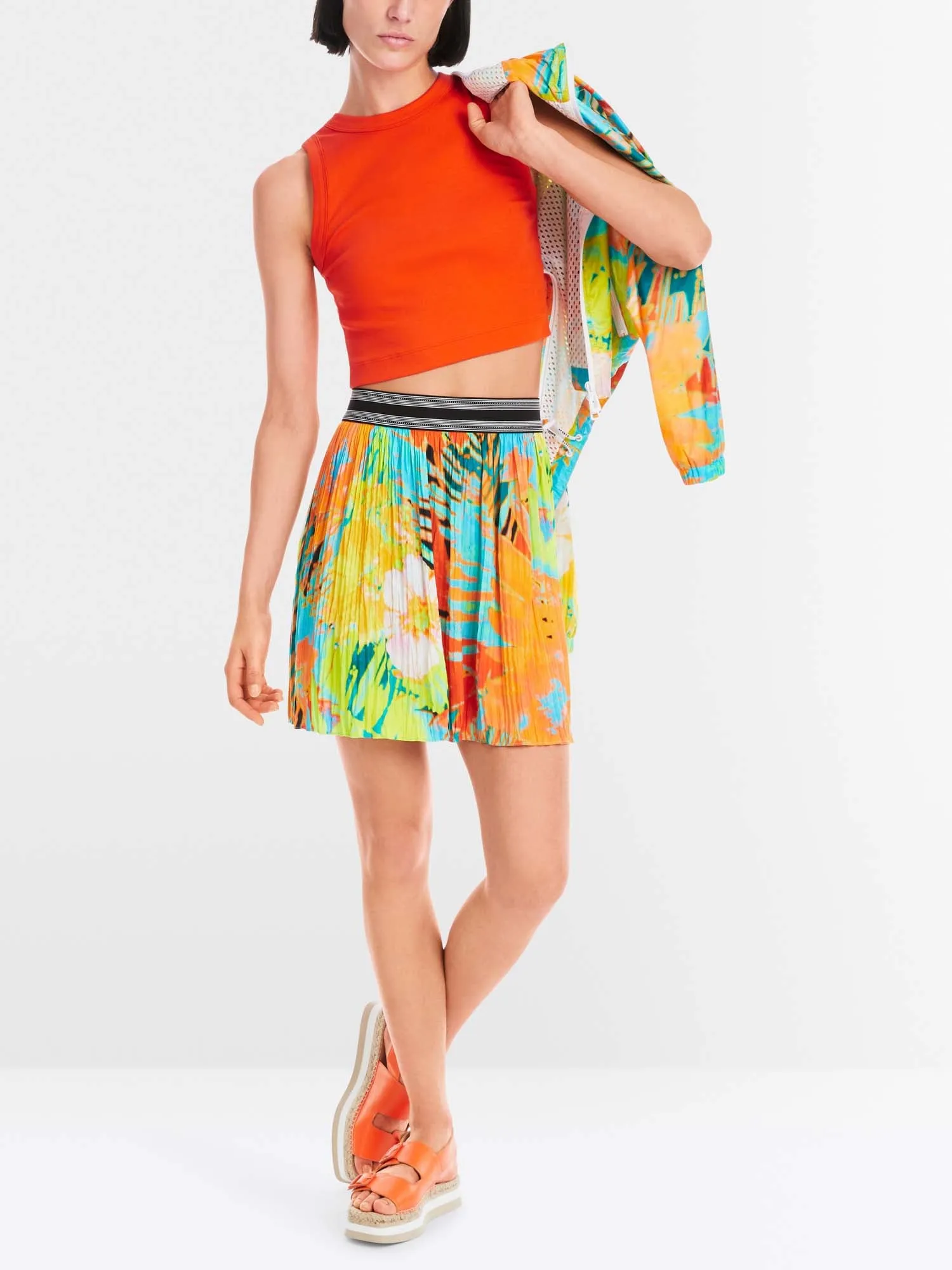 Marc Cain Sports Cropped Sleeveless Tank