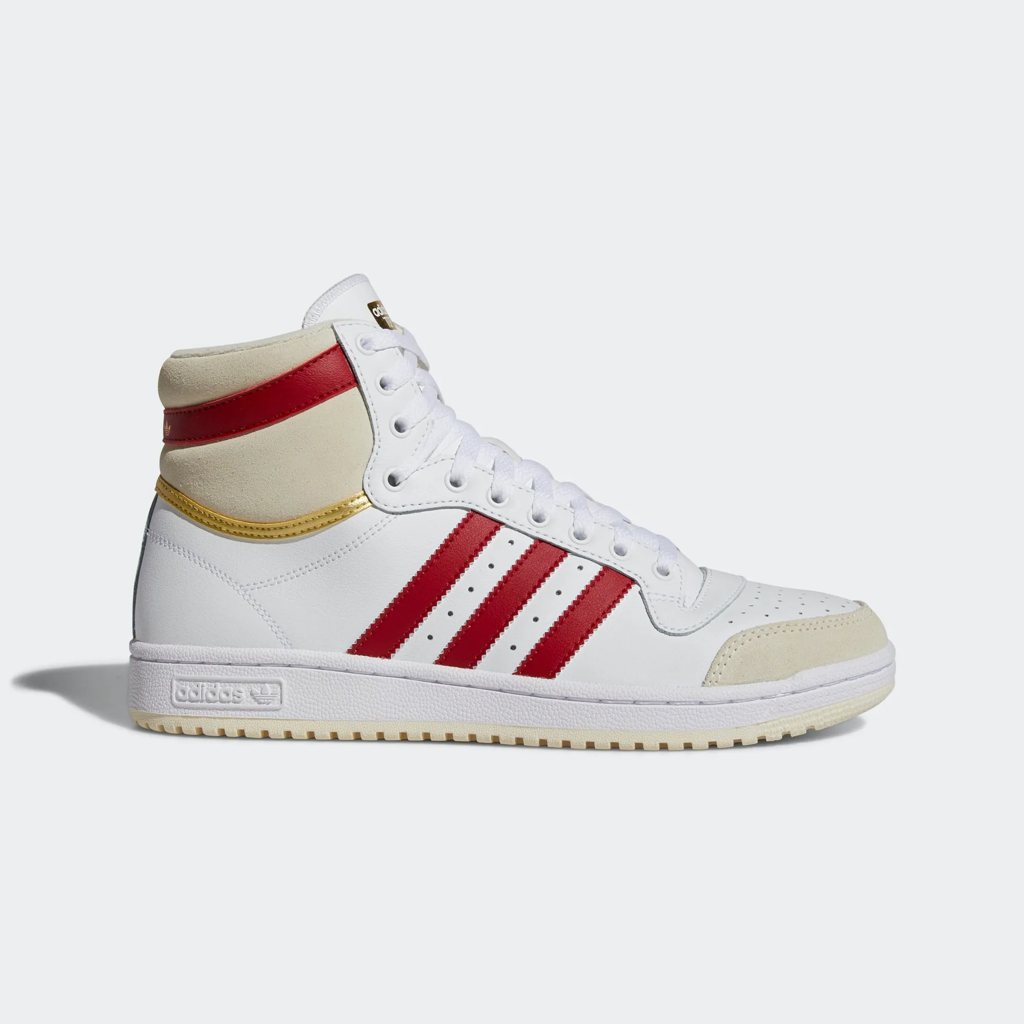 Men’s adidas Originals Top Ten Shoes White Red