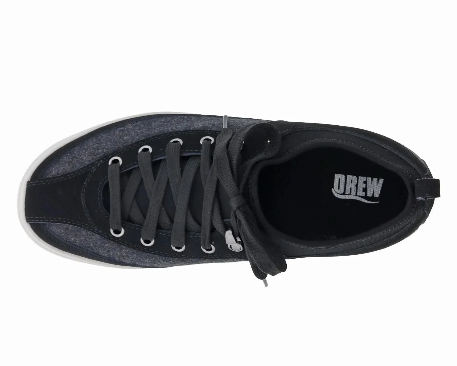 Men's Buzz Comfort Slip-on Shoe WIDE in Black Flannel/ Buck