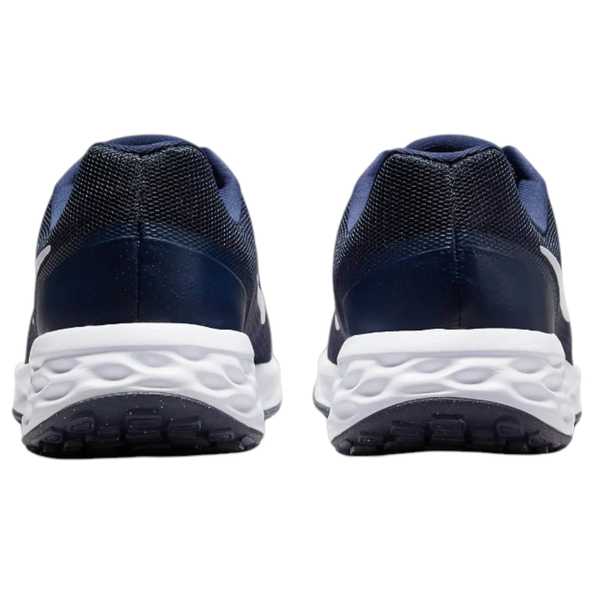 Mens Nike Revolution 6 Next Nature Midnight Navy/ White Athletic Running Shoes