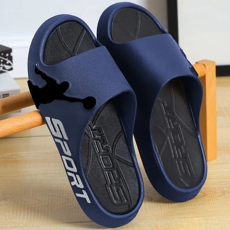 Men's Outdoor Thick-Soled Basketball Slippers