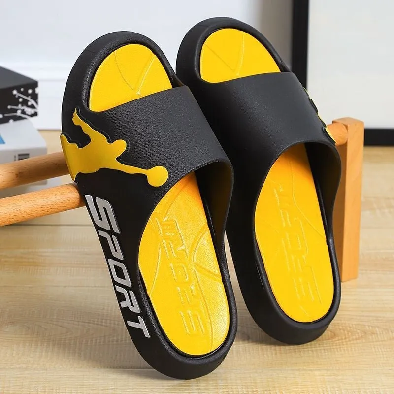 Men's Outdoor Thick-Soled Basketball Slippers