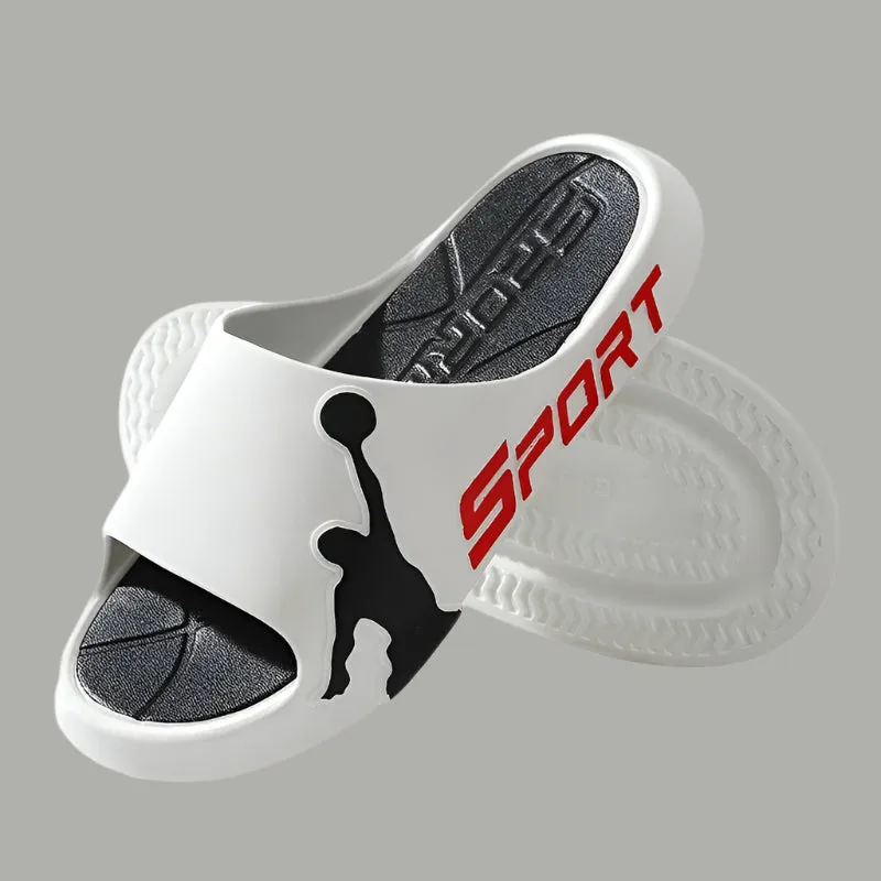 Men's Outdoor Thick-Soled Basketball Slippers
