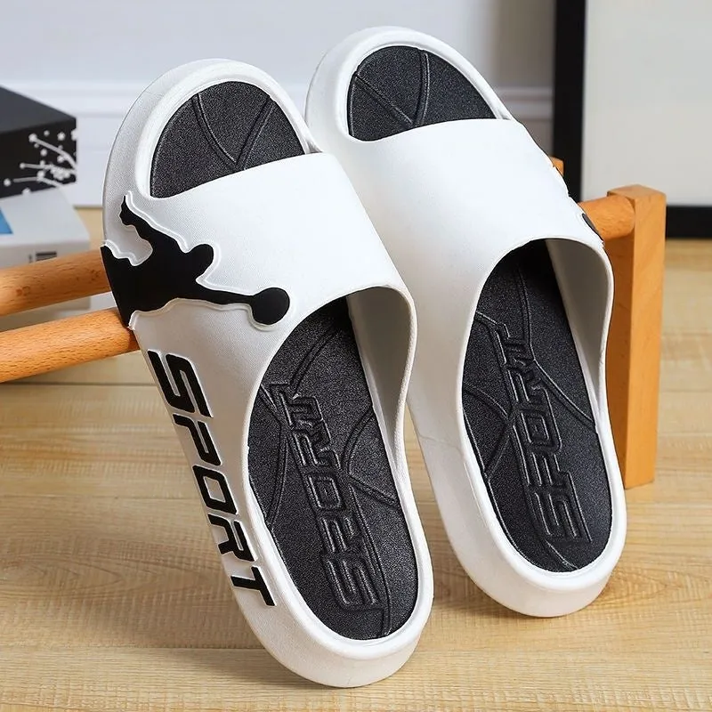 Men's Outdoor Thick-Soled Basketball Slippers