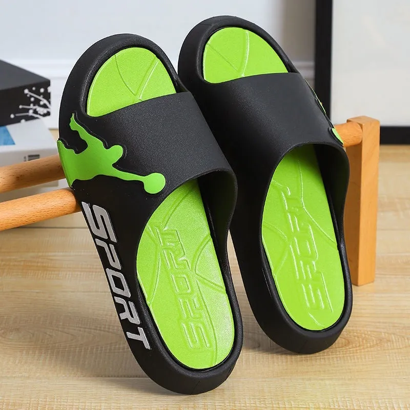Men's Outdoor Thick-Soled Basketball Slippers