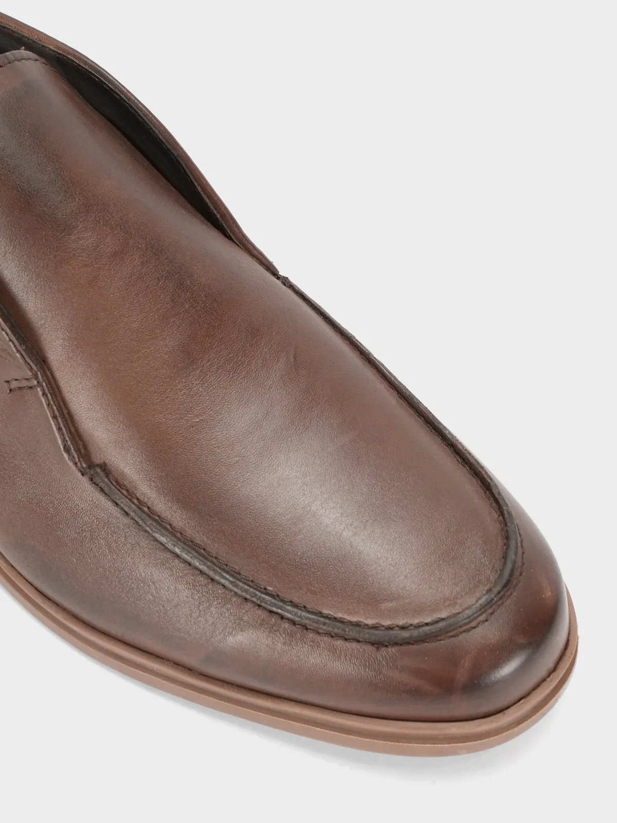 Mens "TAINI" Formal Leather Slip On Shoes