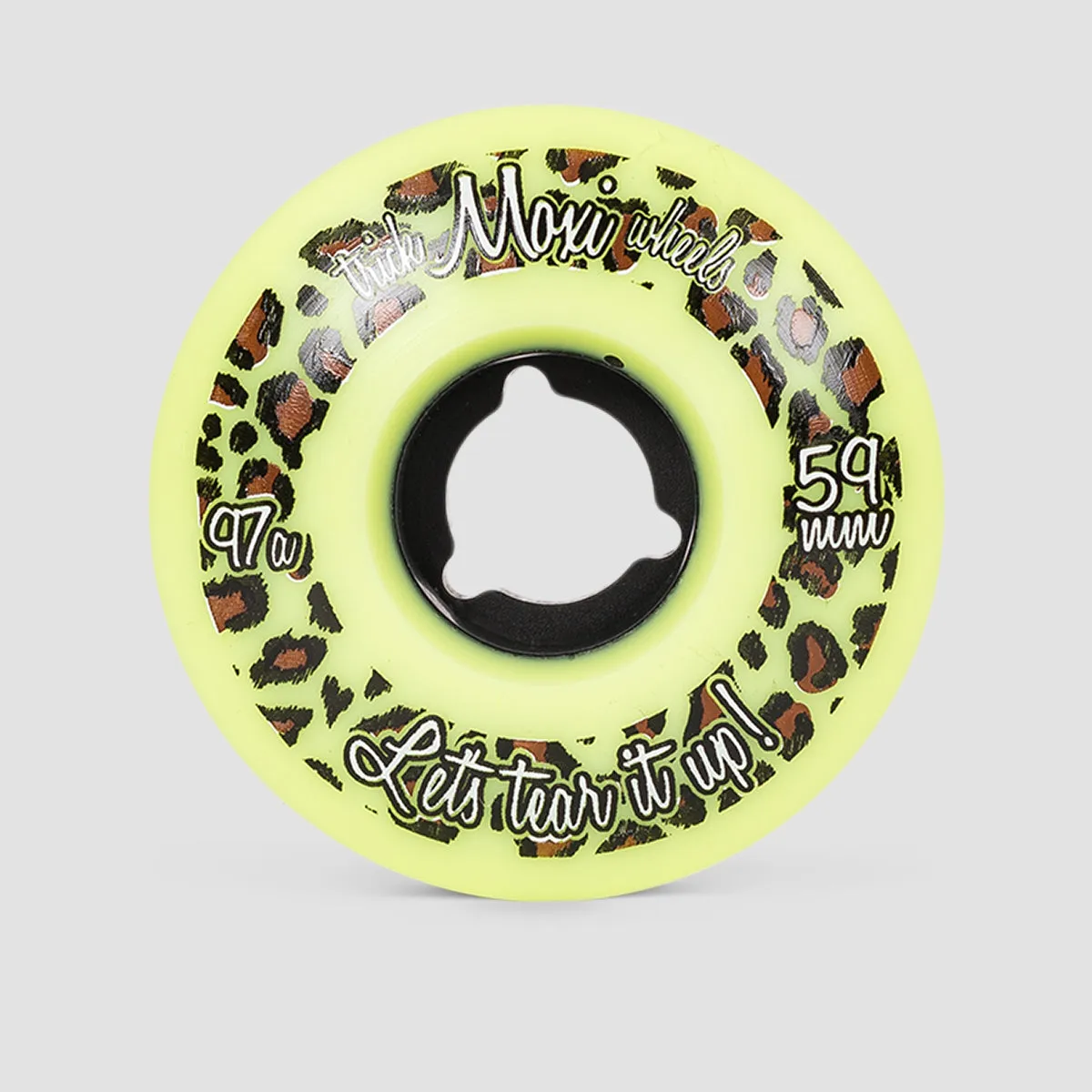 Moxi Trick Quad Wheels X4 Lime Green 59mm