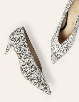 Natalie Kitten Heels-Dalmatian