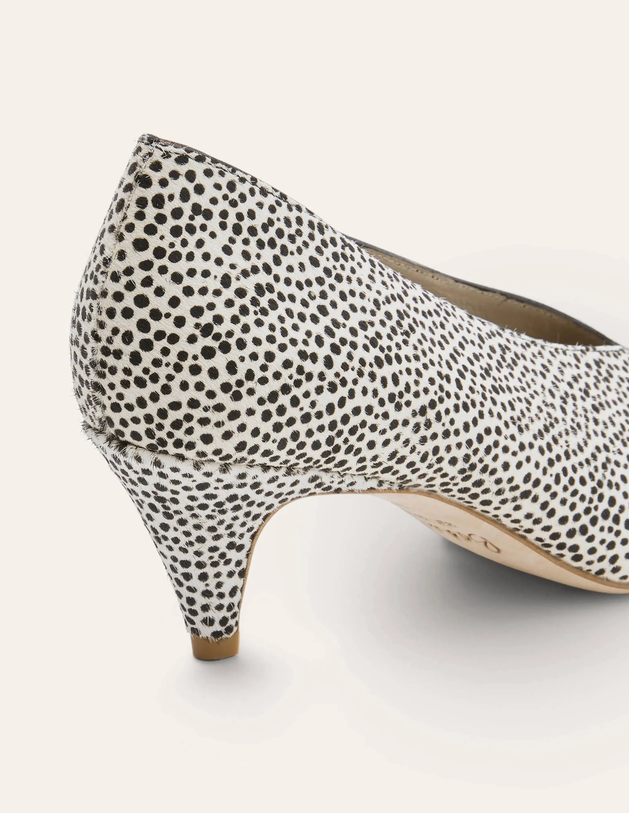 Natalie Kitten Heels-Dalmatian