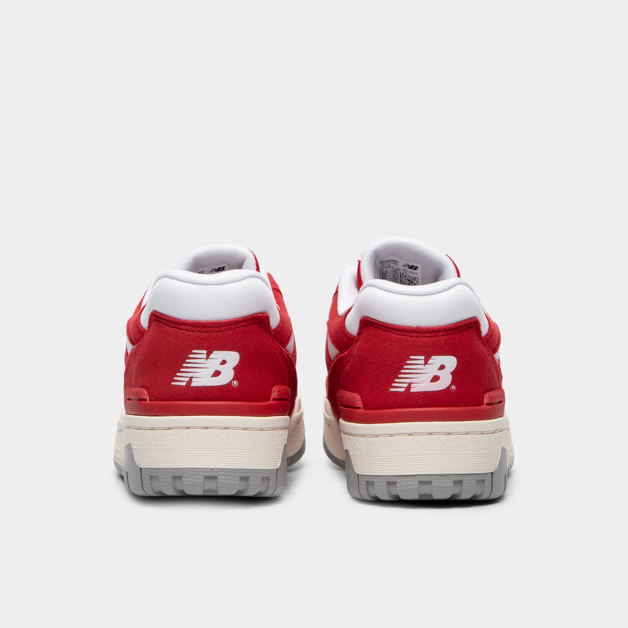 New Balance Juniors' 550 Team Red / White