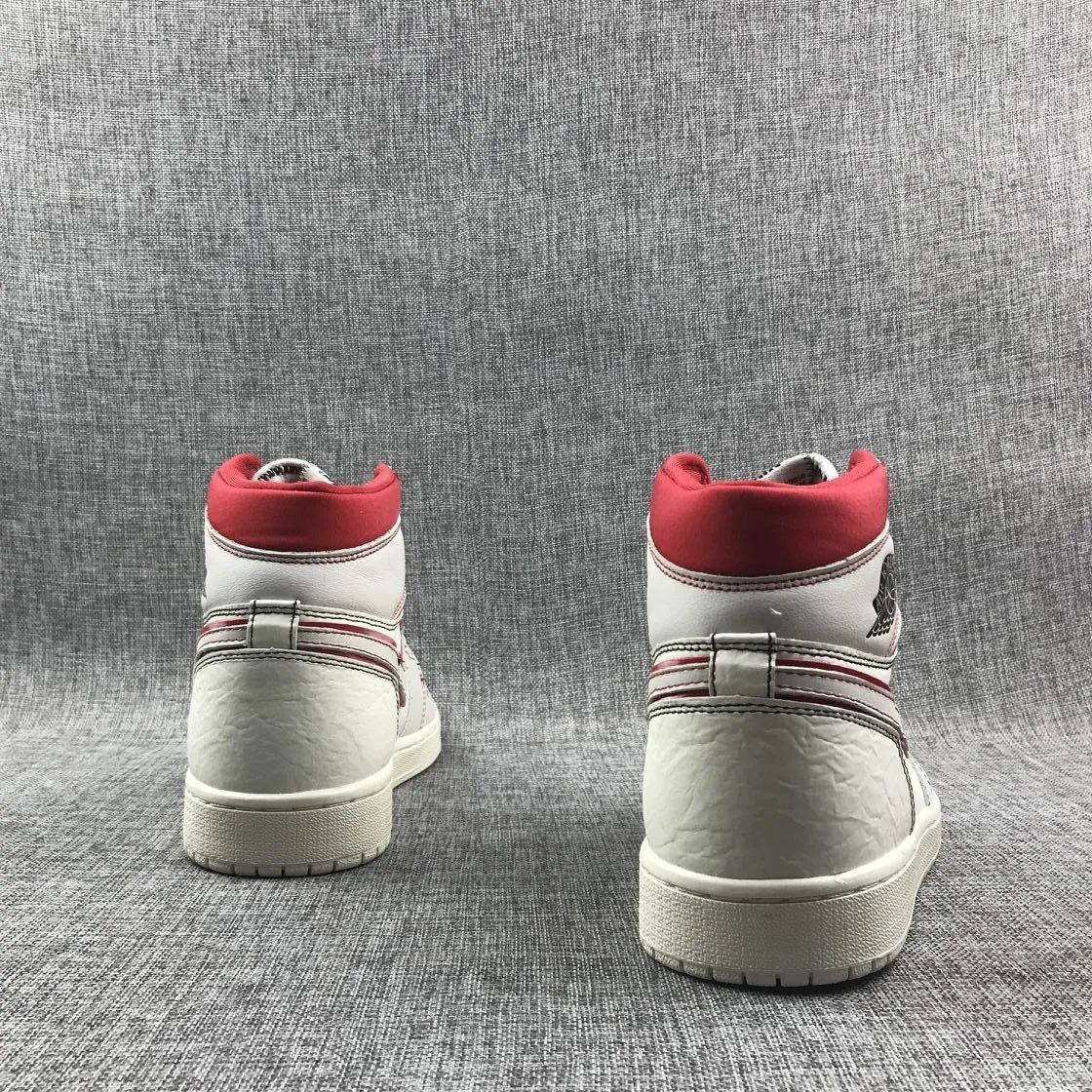 Nike Air Jordan 1 High Retro OG White Red Shoes Basketball Men !!! CYBER MONDAY SALE !!!