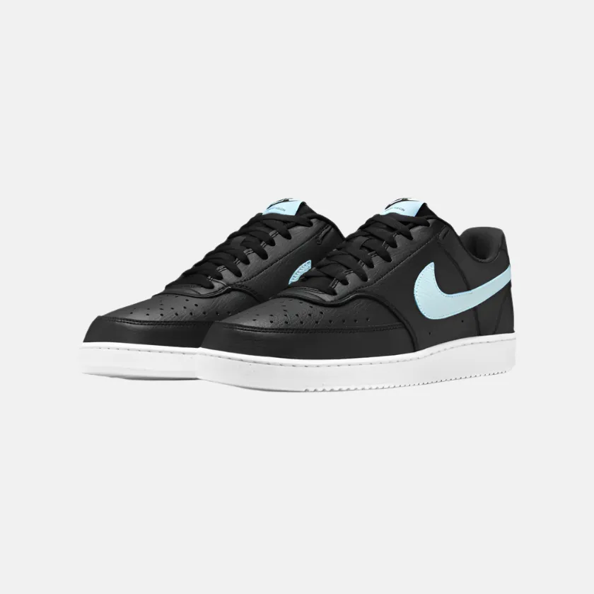 Nike Court Vision Low Next Nature Men's Basketball Shoes -Black/White/Glacier Blue
