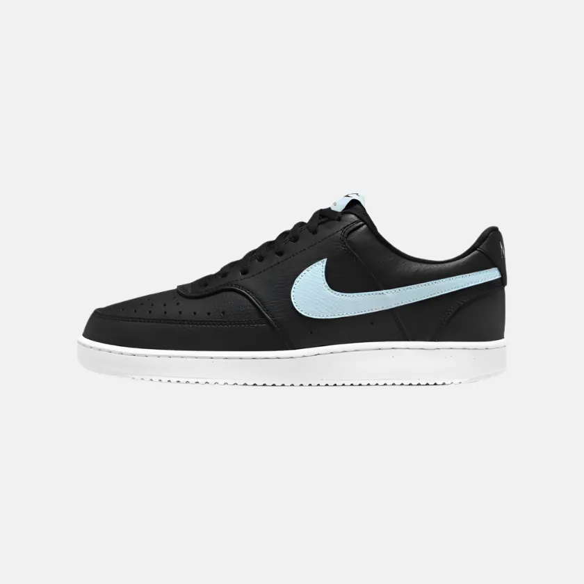 Nike Court Vision Low Next Nature Men's Basketball Shoes -Black/White/Glacier Blue