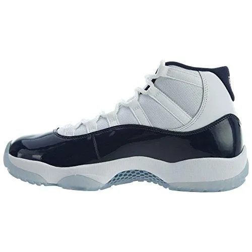 Nike Mens Air Jordan 11 Retro Win Like 82" White/University Blue Leather Size 11