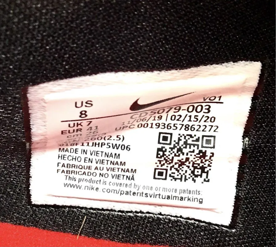 Nike Men's PG 4 CD5079-003 Black Red Athletic Shoes - Size 8