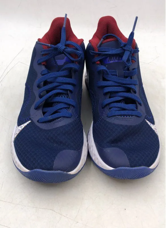 Nike Men's Renew Elevate CK2669-400 Blue Mid Top Basketball Shoes - Size 7