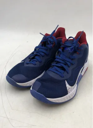 Nike Men's Renew Elevate CK2669-400 Blue Mid Top Basketball Shoes - Size 7