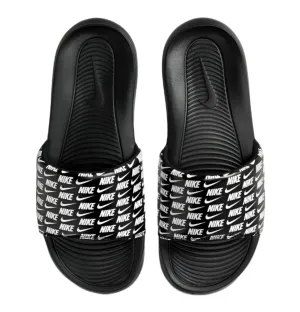 Nike Victori One Slide Print - Men's Leather Slides - Black Slides - Comfortable & Durable