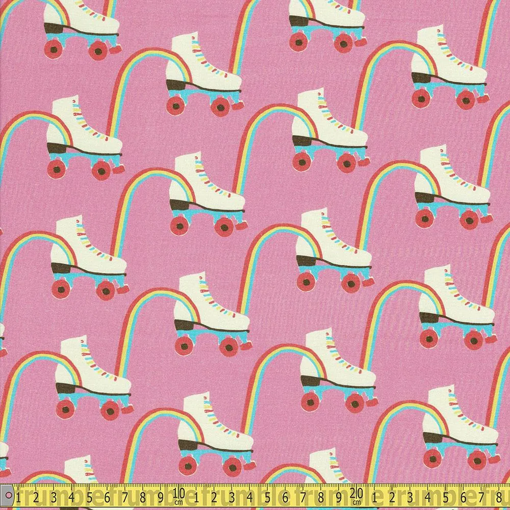 Paintbrush Studio - Let The Good Times Roll - Rainbow Skate Pink