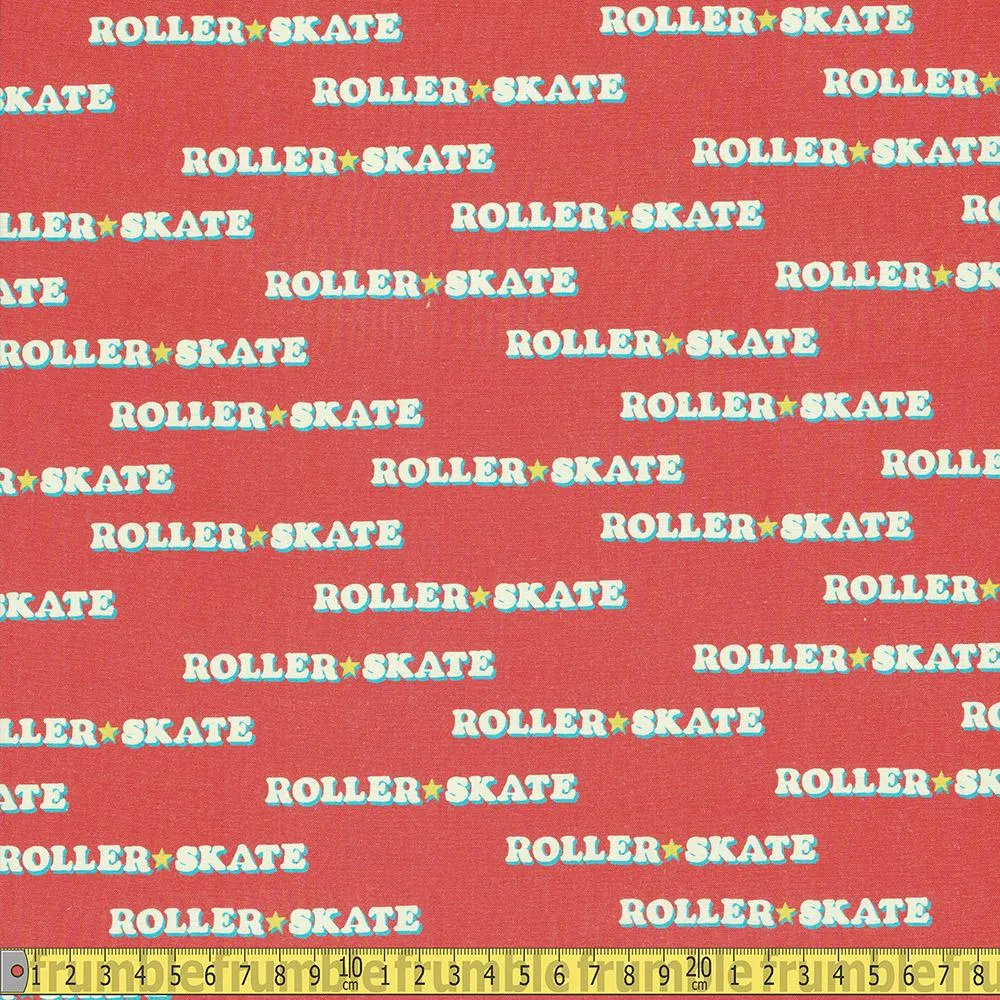 Paintbrush Studio - Let The Good Times Roll - Roller Skates Red