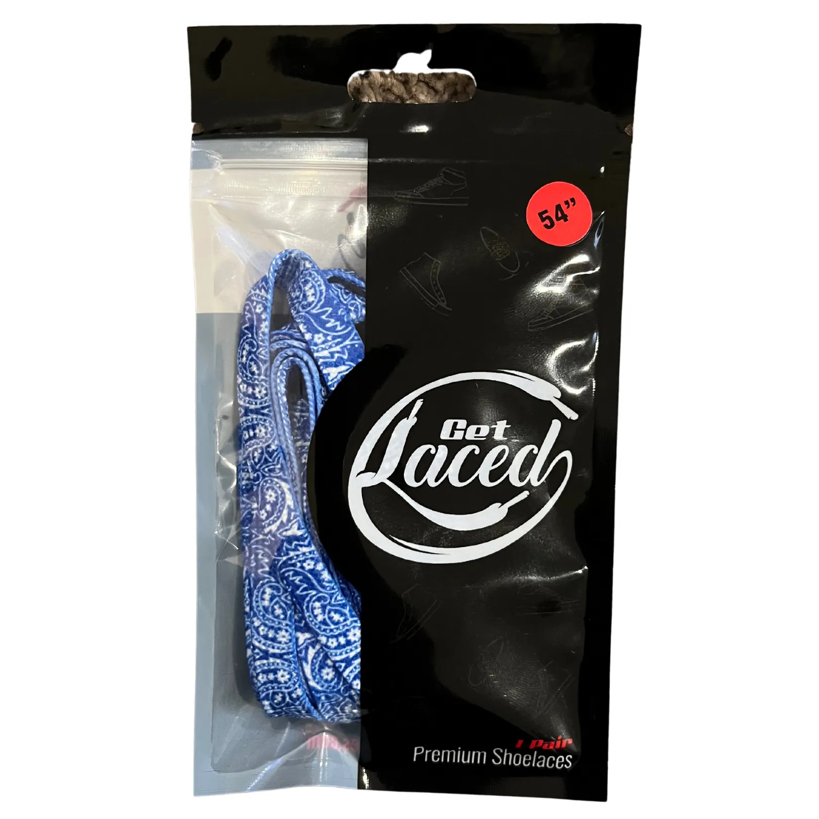 Paisley Print Laces
