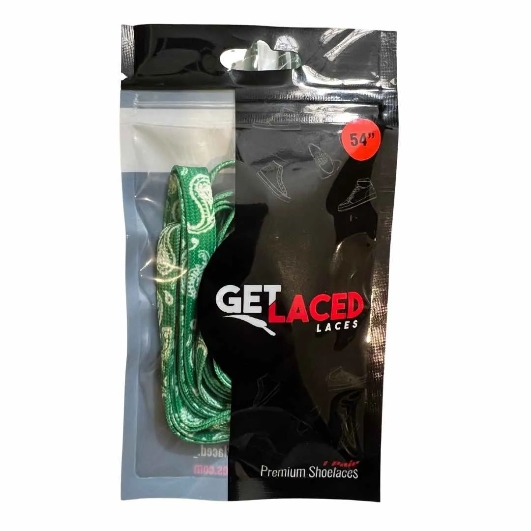 Paisley Print Laces