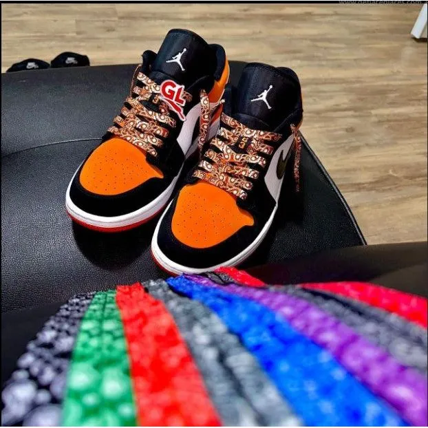Paisley Print Laces