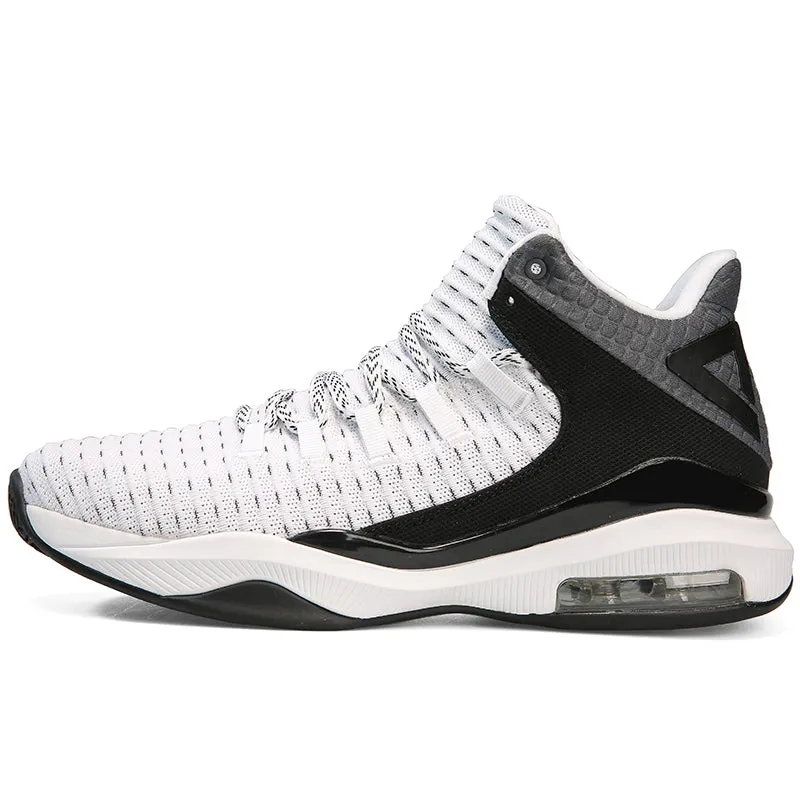 PEAK Men's Basketball Shoes - White/Black DA920001