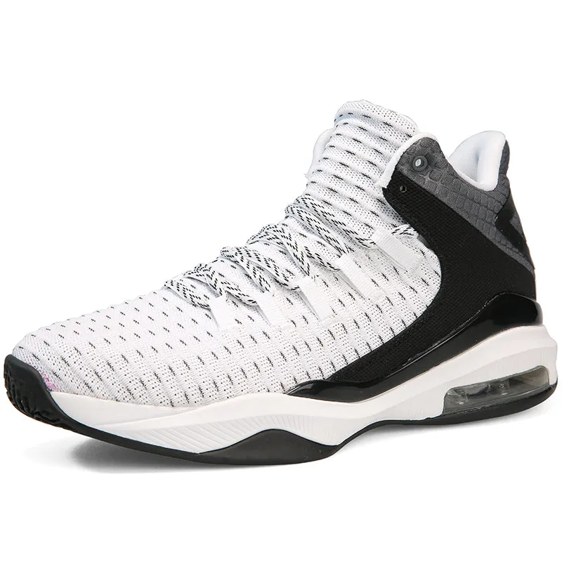 PEAK Men's Basketball Shoes - White/Black DA920001