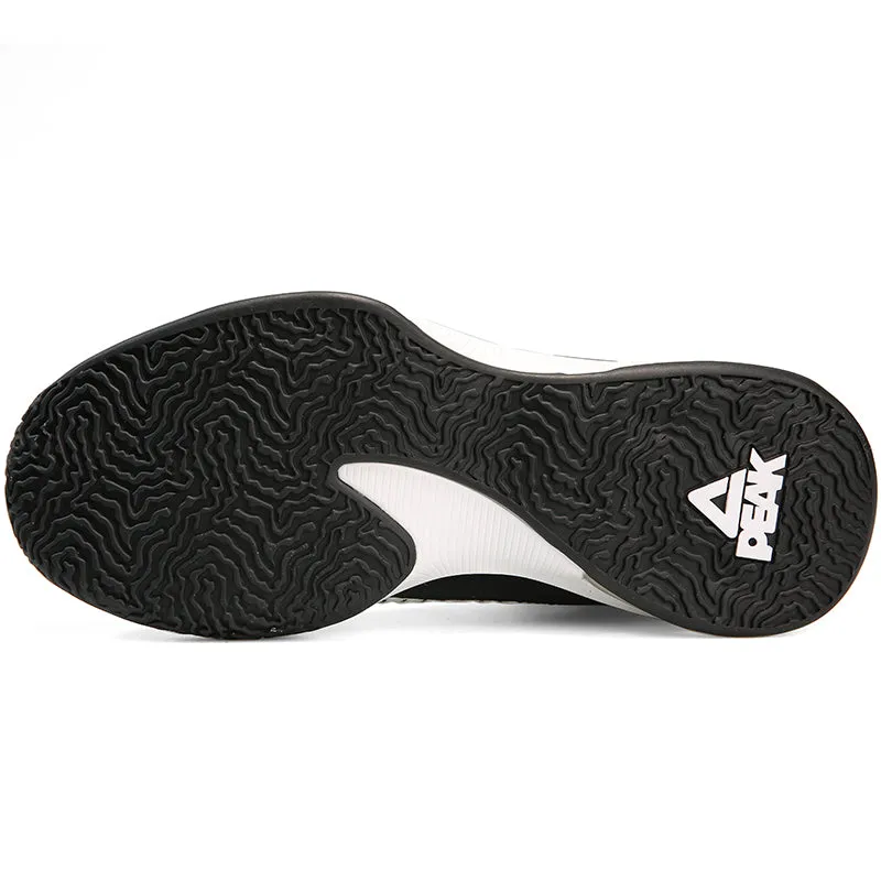 PEAK Men's Basketball Shoes - White/Black DA920001