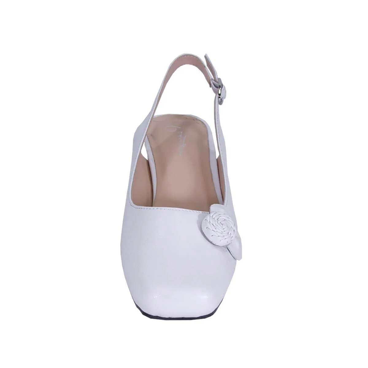 PEERAGE Cheryl Women's Wide Width Leather Slingback Pumps