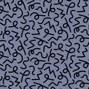 Permanent Wave On Denim Quilting Fabric