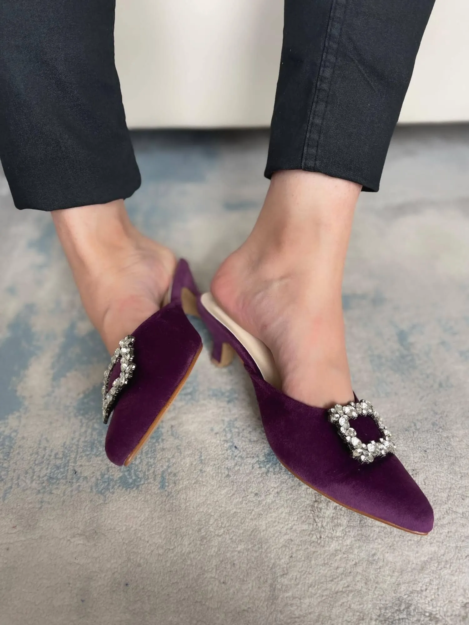 Plum Heels