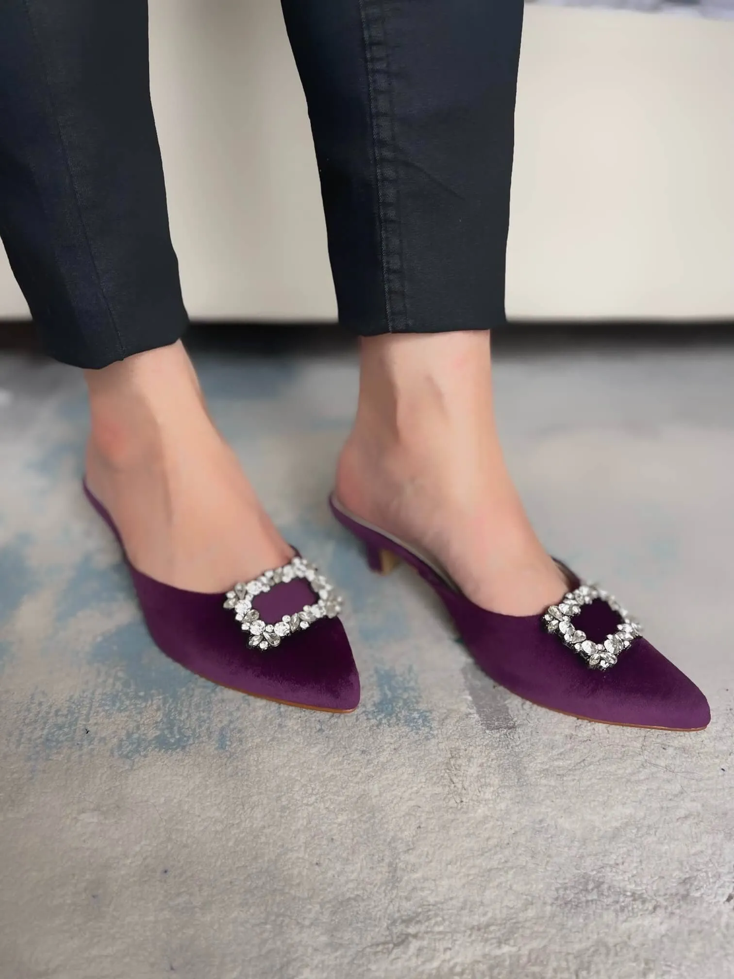 Plum Heels