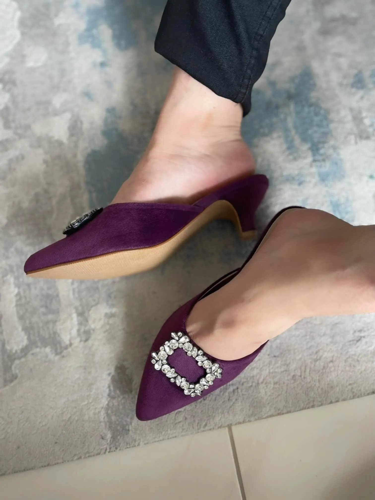 Plum Heels