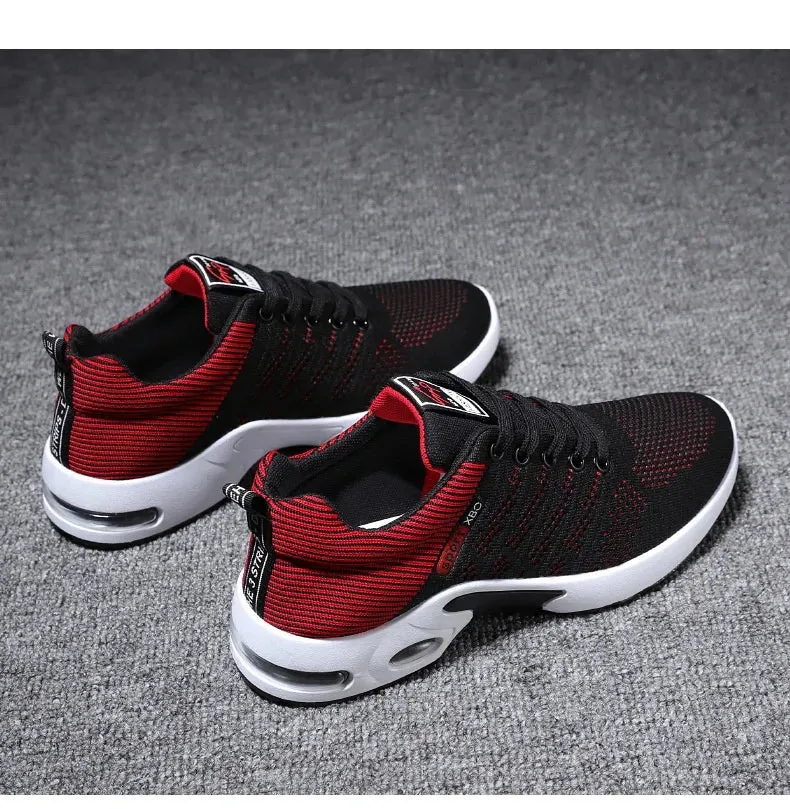 Plus Size Men's Shoes Flyknit Breathable Sneaker