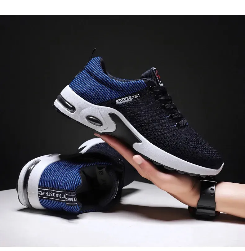 Plus Size Men's Shoes Flyknit Breathable Sneaker
