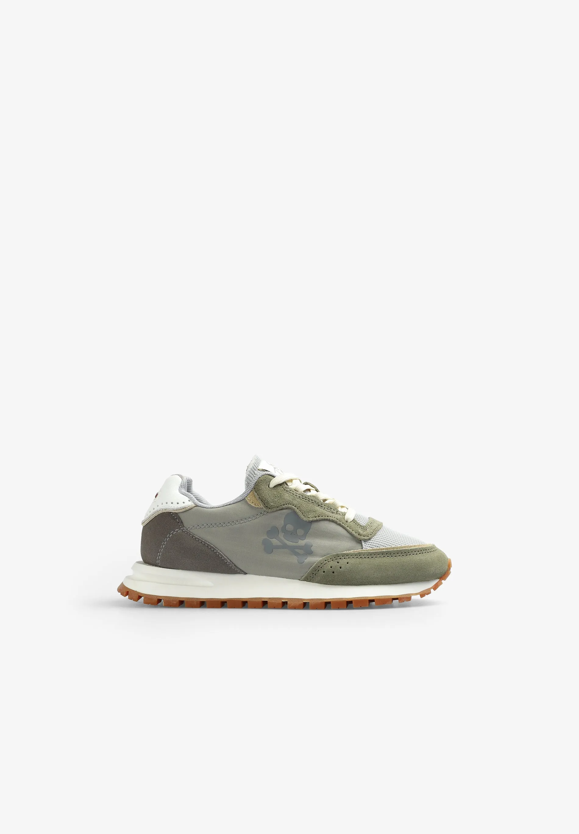 PRONOUNCED SOLE SKULL SNEAKERS