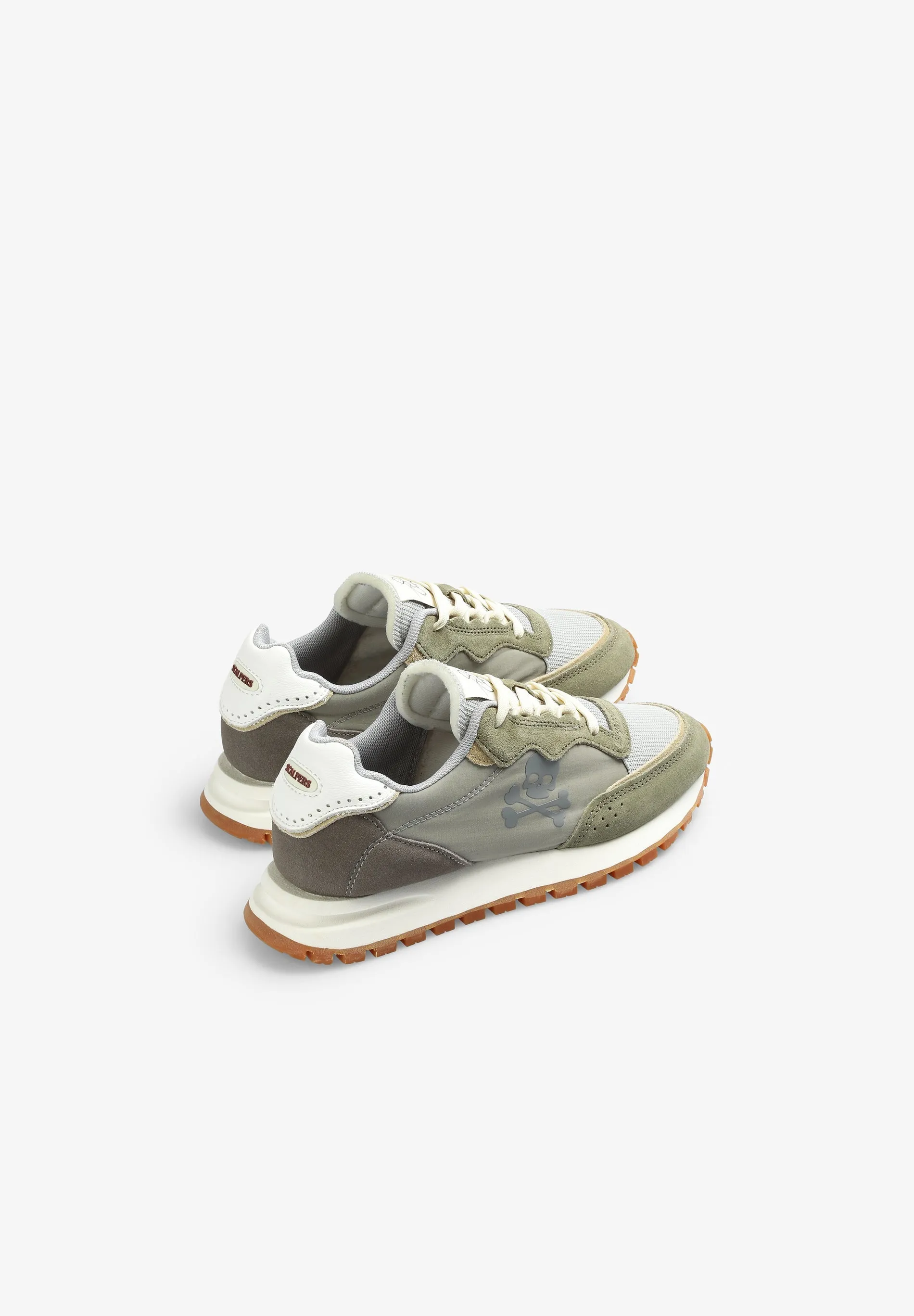PRONOUNCED SOLE SKULL SNEAKERS