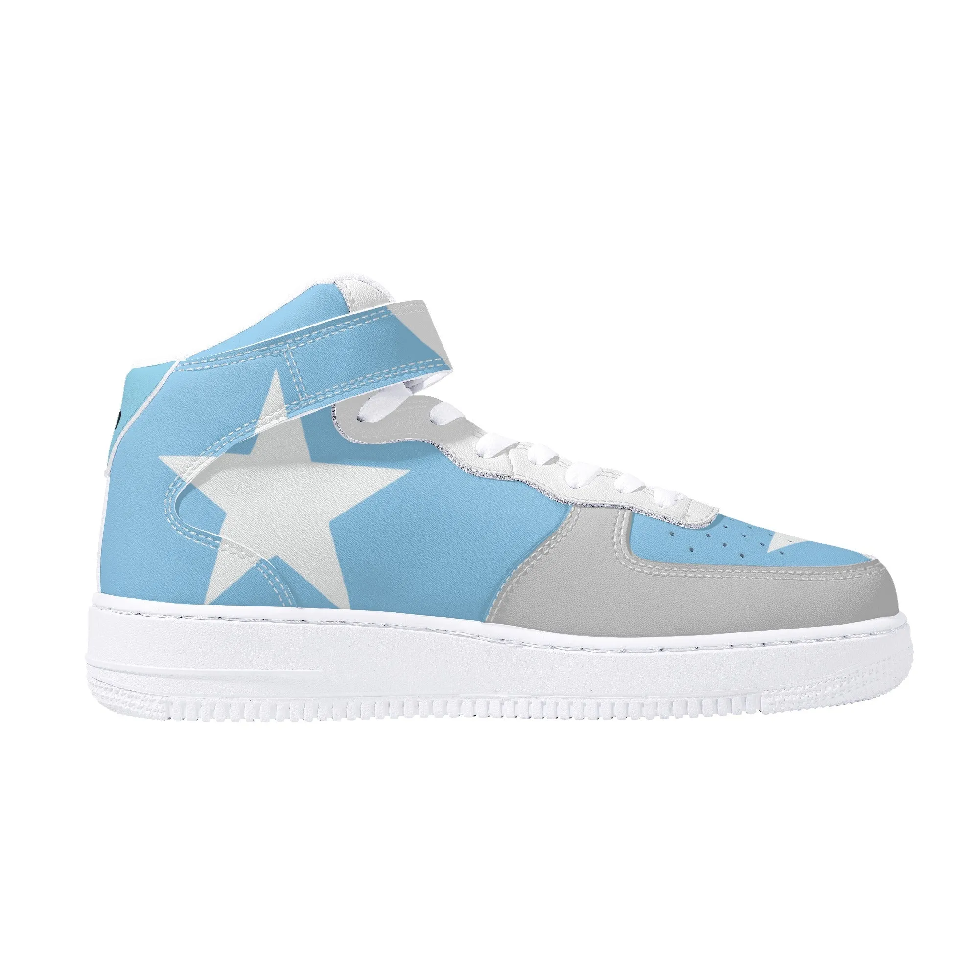 "Air Borikén" Womens High Top Leather Sneakers