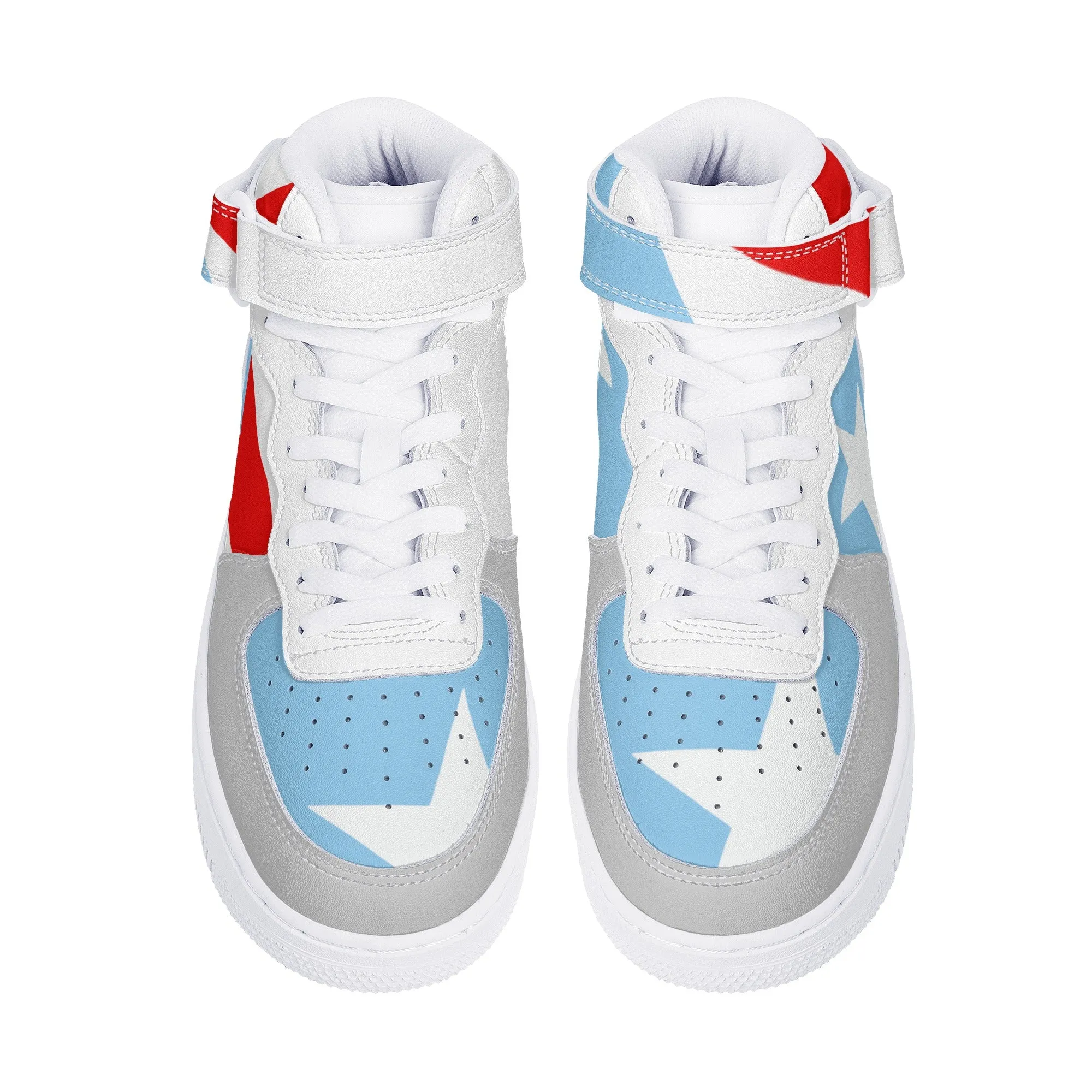 "Air Borikén" Womens High Top Leather Sneakers