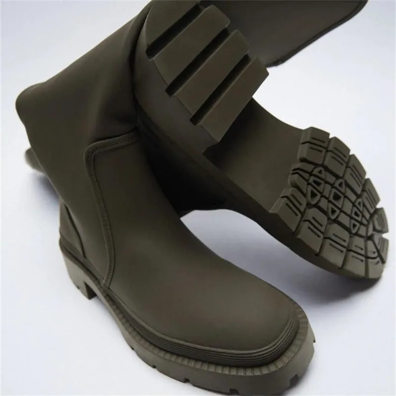 "Lotte" Stylische Plateaustiefel