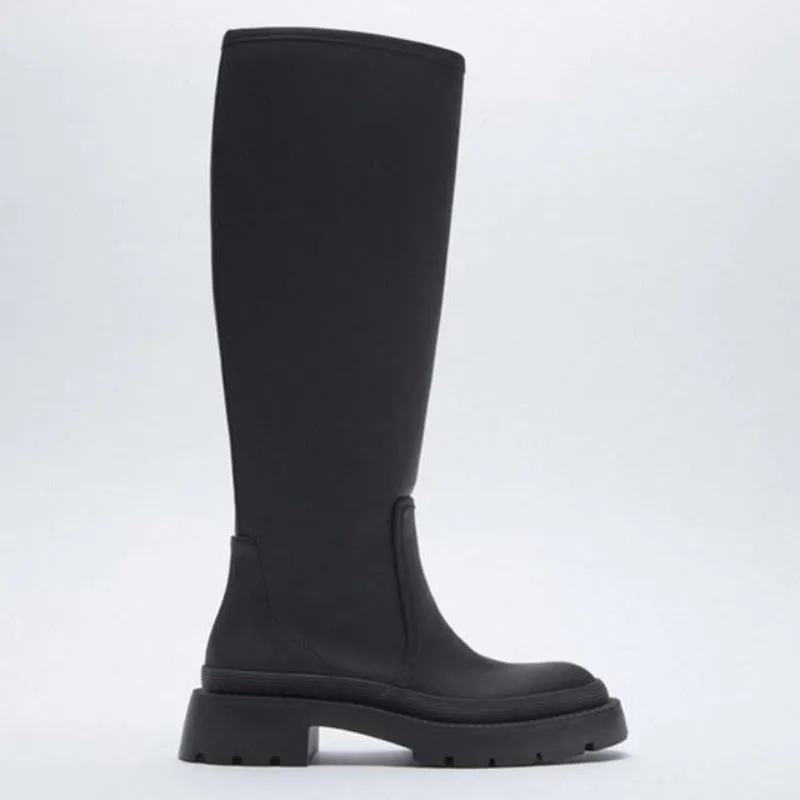 "Lotte" Stylische Plateaustiefel